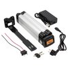 Maratron Akku 25,9V 12Ah SilverFish silber Komplett-Set mit Halter und Ladegerät für E-Bikes von Prophete MiFa Trio u.v.m.