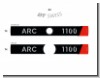 Dekor-Set DT Swiss ARC 1100 DI 29x20 DB