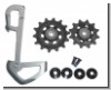 Pulleys X-Sync und Innenkäfig SRAM