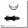 XLC Boost Hinterrad RW-M27