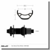 XLC Boost Hinterrad RW-M29