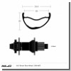 XLC Boost Hinterrad RW-M57
