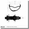 XLC Boost Hinterrad RW-M59